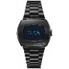 Hamilton Psr Digital Quartz Black Steel Men's Watch H52404131 In Silver