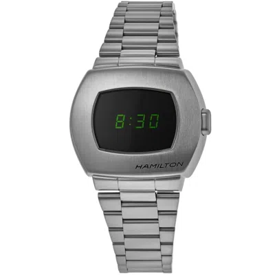 Hamilton Psr Digital Quartz Stainless Steel Men's Watch H52414131 In Multi