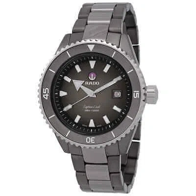 Pre-owned Hamilton Rado Captain Cook High-tech Ceramic Diver Automatic Grey Dial Men's Watch