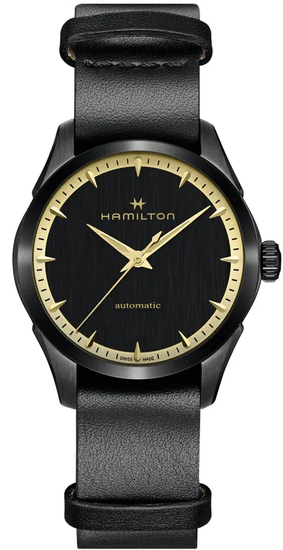 Hamilton Unisex Jazzmaster 36mm Automatic Watch In Gold