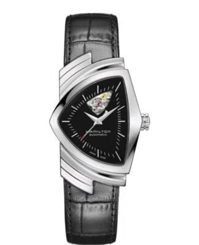 Pre-owned Hamilton Ventura Automatic Open Heart Men's Watch H24515732