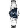Hamilton Ventura Chrono Quartz "elvis Blue Suede Shoes" Steel Men's Watch H24432141 In Blue