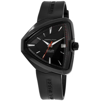 Hamilton Ventura Elvis80 Auto Shield-shaped Men's Watch H24585331 In Black