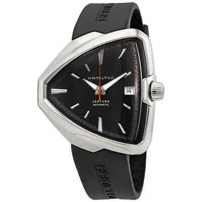 Pre-owned Hamilton Ventura Elvis80 Automatic Asymmetric Men's Watch H24555331