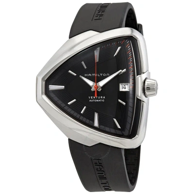 Hamilton Ventura Elvis80 Automatic Asymmetric Men's Watch H24555331 In Black