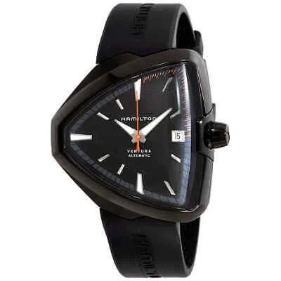 Pre-owned Hamilton Ventura Elvis80 Automatic Shield-shaped Men's Watch H24585331