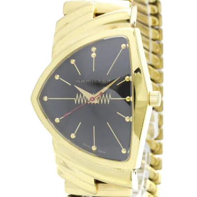 Pre-owned Hamilton Ventura Gold Plated Wristwatch () In Multi