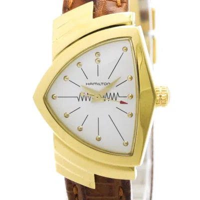 Pre-owned Hamilton Ventura Gold Plated Wristwatch () In Multi