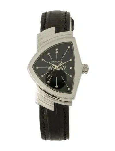Pre-owned Hamilton Ventura Quartz Watch In Multi