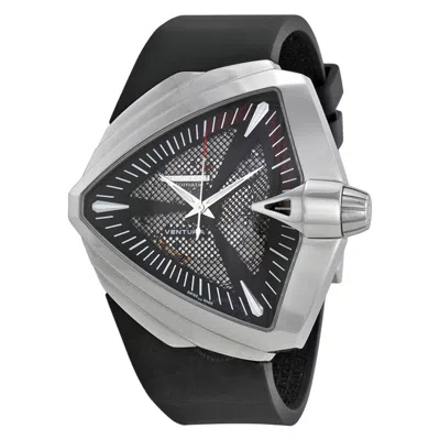 Hamilton Ventura Xxl Automatic Asymmetric Men's Watch H24655331 In Black / Skeleton
