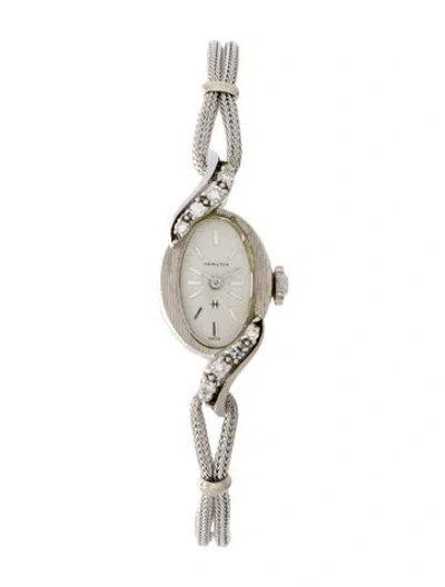 Pre-owned Hamilton Vintage Ladies Watch, 14mm In Multi