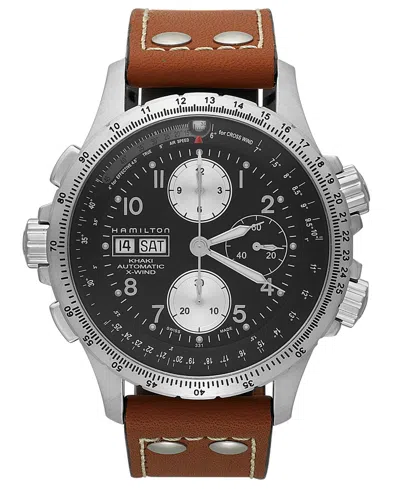 Hamilton Khaki Aviation X-wind Auto Chrono In Black