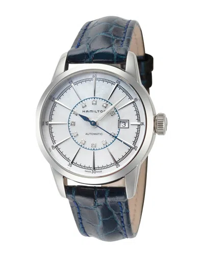 Hamilton Women's Railroad Watch In Blue