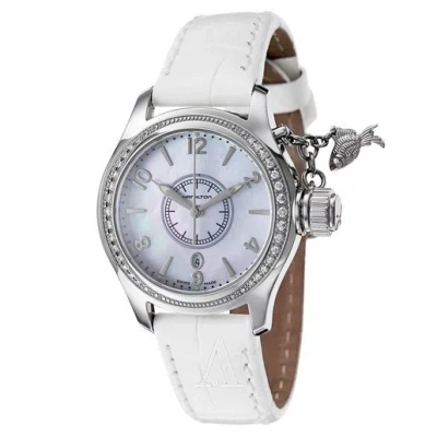 Pre-owned Hamilton Women's Swiss Quartz Mother Of Pearl Watch H77211615