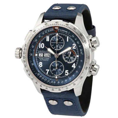 Hamilton X-wind Lefty Chronograph Automatic Blue Dial Men's Watch H77906940