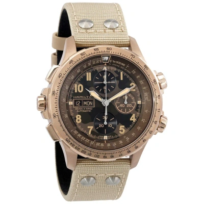 Hamilton X-wind Lefty Chronograph Automatic Men's Watch H77916920 In Beige / Gold Tone / Rose / Rose Gold Tone