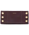 Hammitt 110 North Leather Wallet In Cabernet Pebble