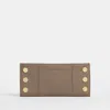 Hammitt 110 North Sculpted Taupe Brushed Gold