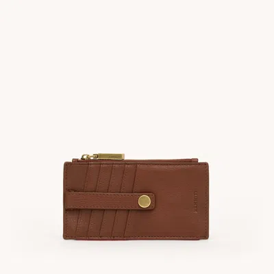 Hammitt 210 West Chocolate Pebble Antique Gold Sml In Brown