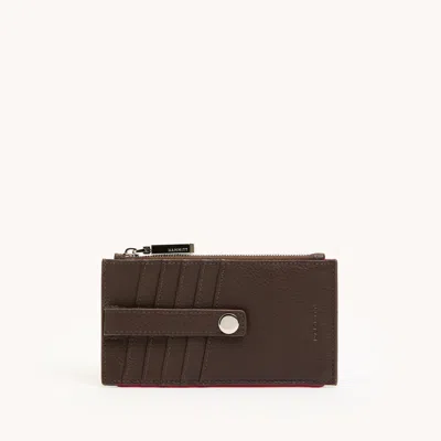Hammitt 210 West Espresso Pebble Silver Sml