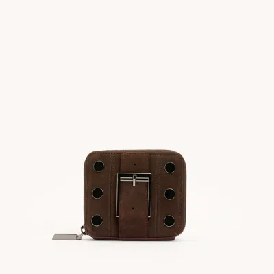 Hammitt 5 North Belted Suede Gunmetal Sml