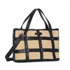 Hammitt Addie Med Trellis In Chaparral Raffia/grey In Multi