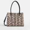 Hammitt Allen Contrast Snake Brushed Gold Lrg