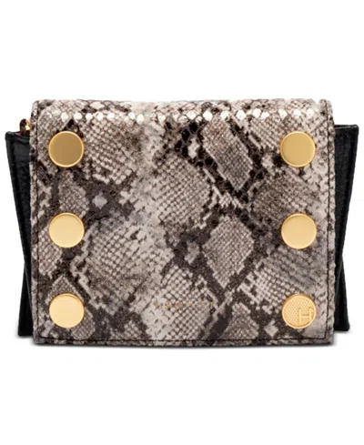Hammitt Allen Leather Wallet In Contrast Snake