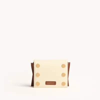 Hammitt Allen Wallet Courtyard Cream Brushed Gold