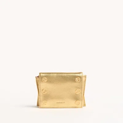 Hammitt Allen Wallet Gala Gold Brushed Gold Hammered