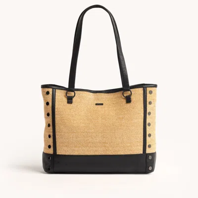 Hammitt Andersen Revival Chaparral Raffia Gunmetal