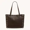 Hammitt Andersen Revival Espresso Pebble Silver Lrg