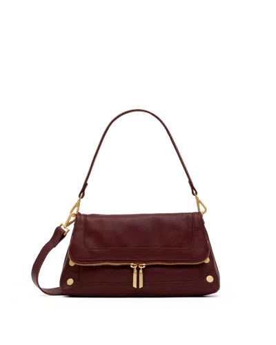 Hammitt Beverly Cherrywood Pebble Brushed Gold Med