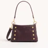Hammitt Bryant Cabernet Pebble Brushed Gold Med