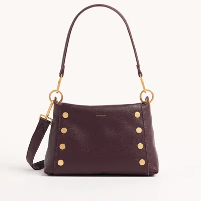 Hammitt Bryant Cabernet Pebble Brushed Gold Med