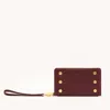 Hammitt Bryant Wallet Cherrywood Pebble Brushed Gold