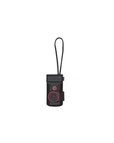 Hammitt Camera Luggage Tag Black Nylon Gunmetal