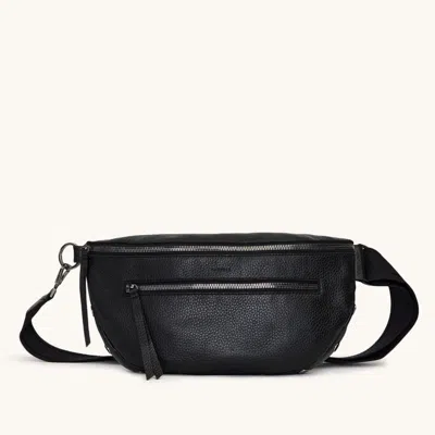 Hammitt Charles Crossbody Black Gunmetal Lrg