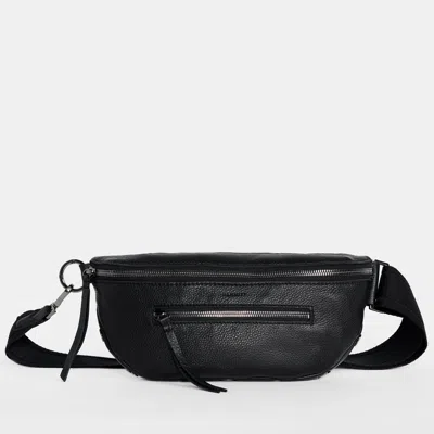 Hammitt Charles Crossbody Black Gunmetal Med - Short Strap