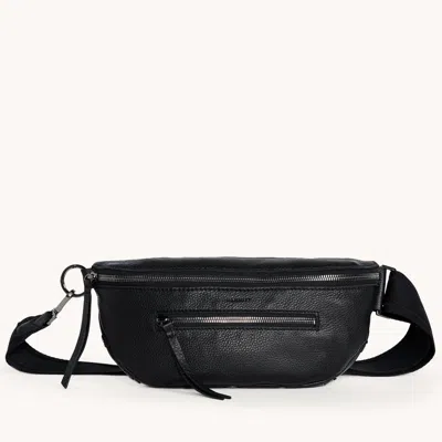 Hammitt Charles Crossbody Black Gunmetal Med