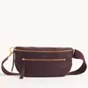 Hammitt Charles Crossbody Cabernet Pebble Brushed Gold Lrg