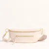 Hammitt Charles Crossbody Calla Lily White Brushed Gold Med