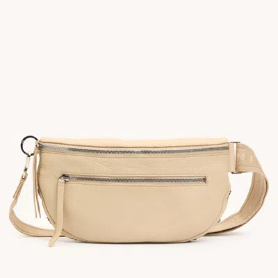 Hammitt Charles Crossbody Limestone Silver Lrg