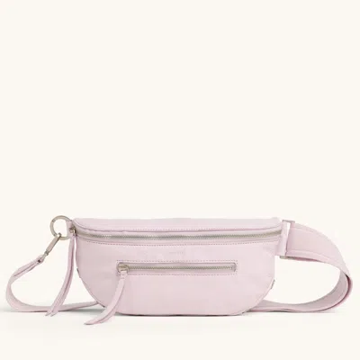 Hammitt Charles Crossbody Pastel Lilac Brushed Silver Med