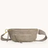 Hammitt Charles Crossbody Pewter Brushed Gold Med