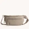 Hammitt Charles Crossbody Pewter Pebble Brushed Silver Lrg