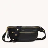 Hammitt Charles Crossbody Revival Collection Brushed Gold Lrg In Black