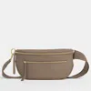 Hammitt Charles Crossbody Sculpted Taupe Brushed Gold Lrg