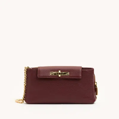 Hammitt Charlotte Cherrywood Pebble Gold Sml