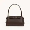 Hammitt Charlotte Espresso Pebble Silver Med